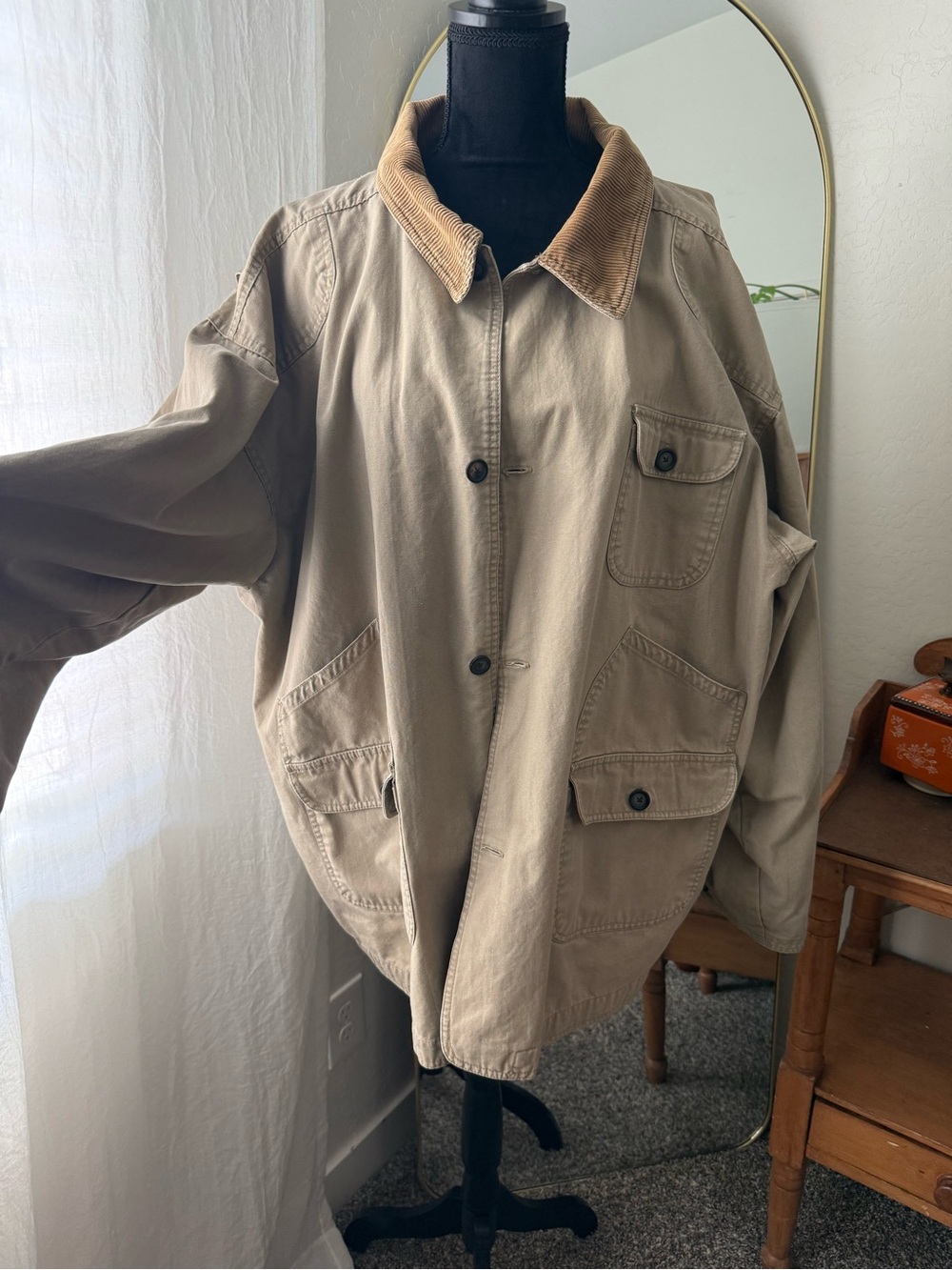 Northwest Territory Light Brown Field Jacket with Corduroy Collar
